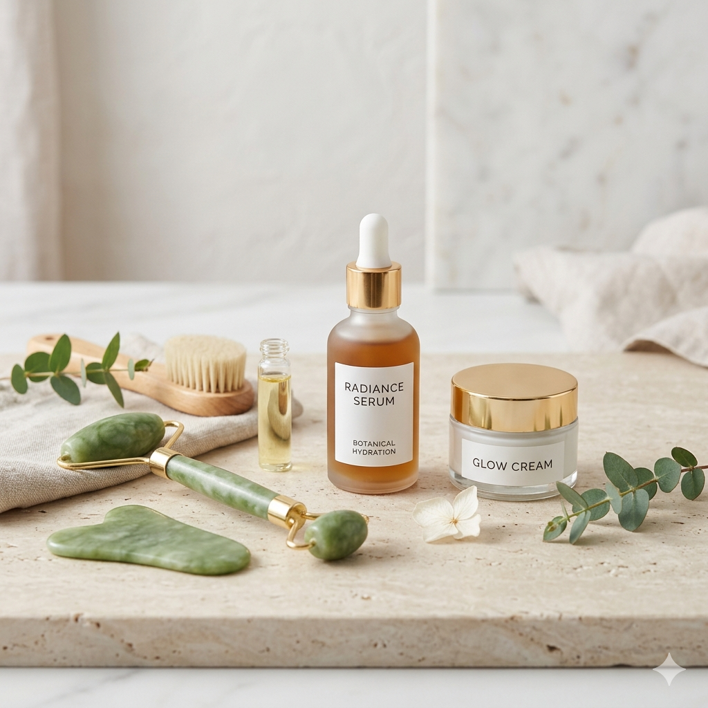 skincare products for glowing skin facial tools and skincare devices - natural skincare essentials - best beauty products KSA