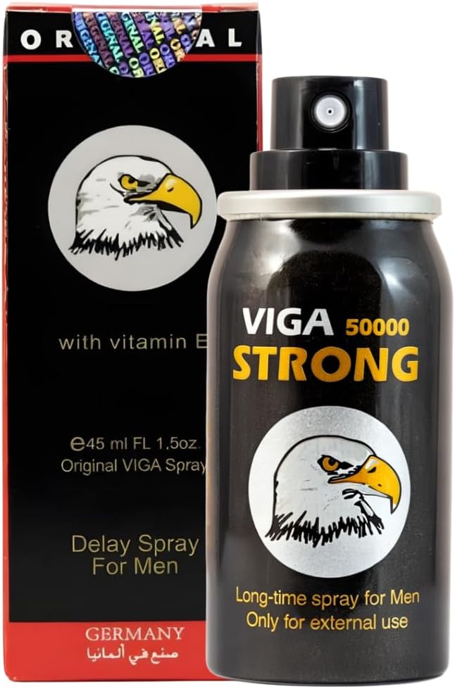 Viga 50000 Strong Delay Spray for Men – 45ml | Long Lasting Performance Spray | Premature Ejaculation Support | Up to 150+ Sprays