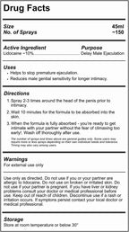 Viga 50000 Strong Delay Spray for Men – 45ml | Long Lasting Performance Spray | Premature Ejaculation Support | Up to 150+ Sprays