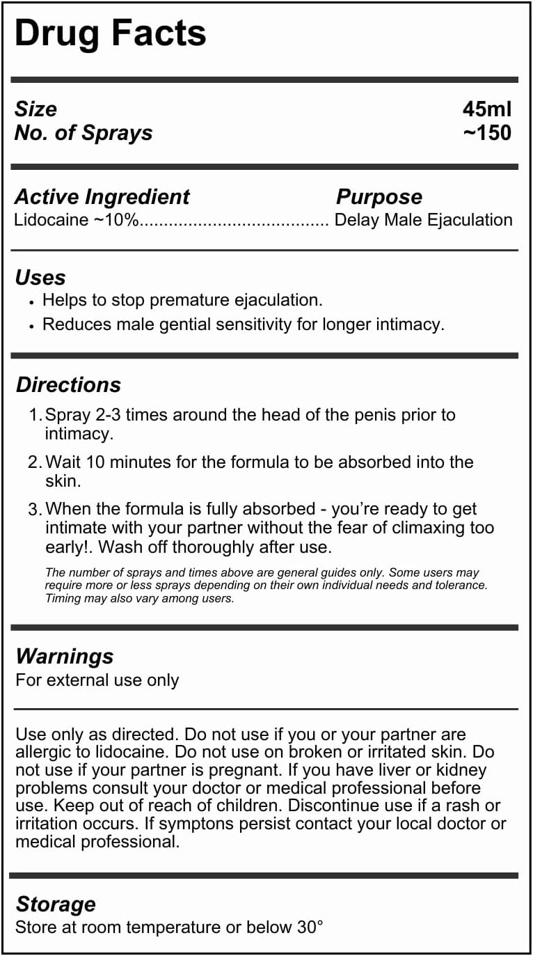 Viga 50000 Strong Delay Spray for Men – 45ml | Long Lasting Performance Spray | Premature Ejaculation Support | Up to 150+ Sprays