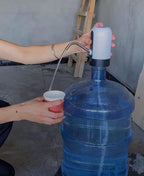 Electric drinking water pump with one touch control