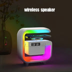 Multifunction smart table lamp with Bluetooth speaker and adjustable LED lighting