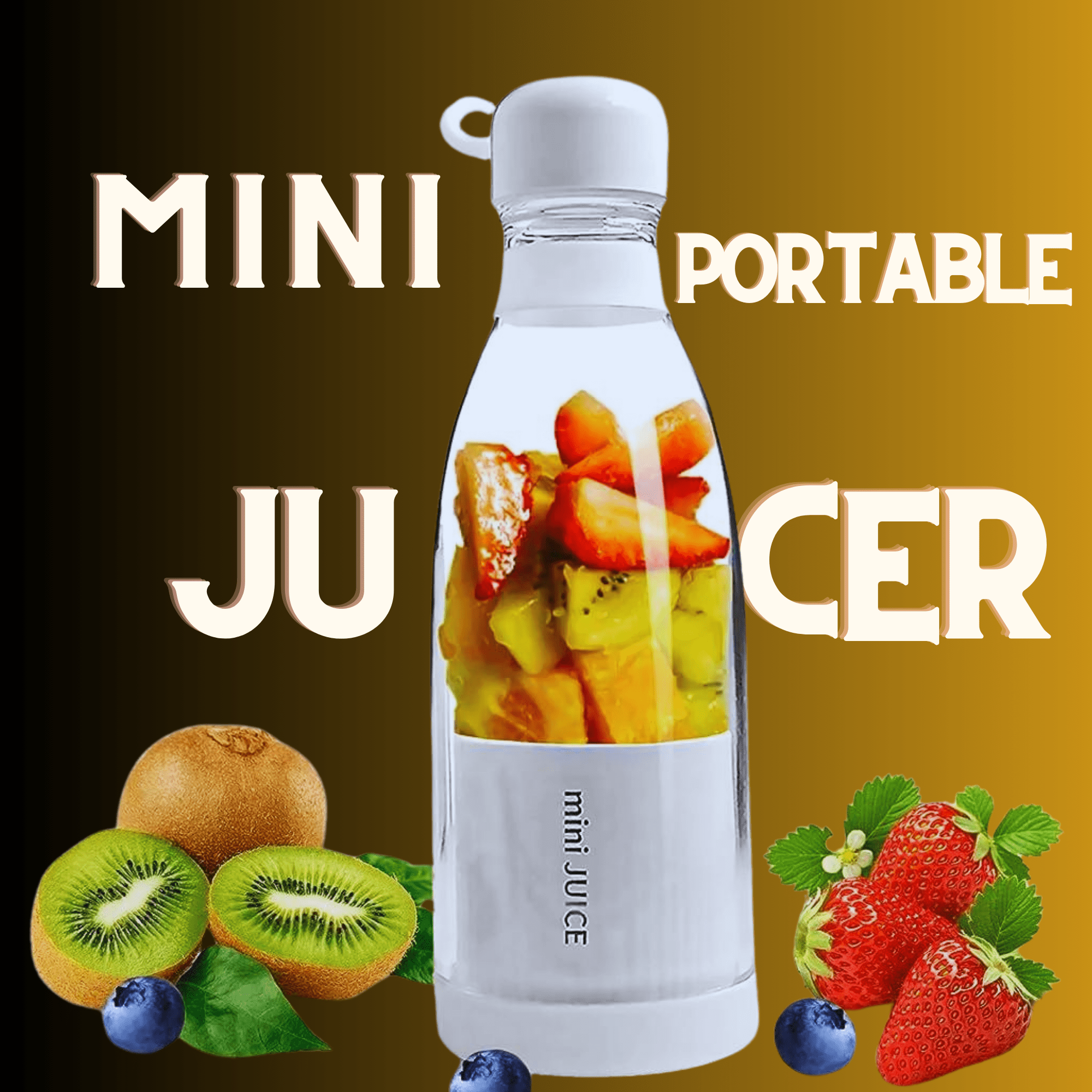 Portable smoothie maker USB blender bottle for gym office and outdoor use