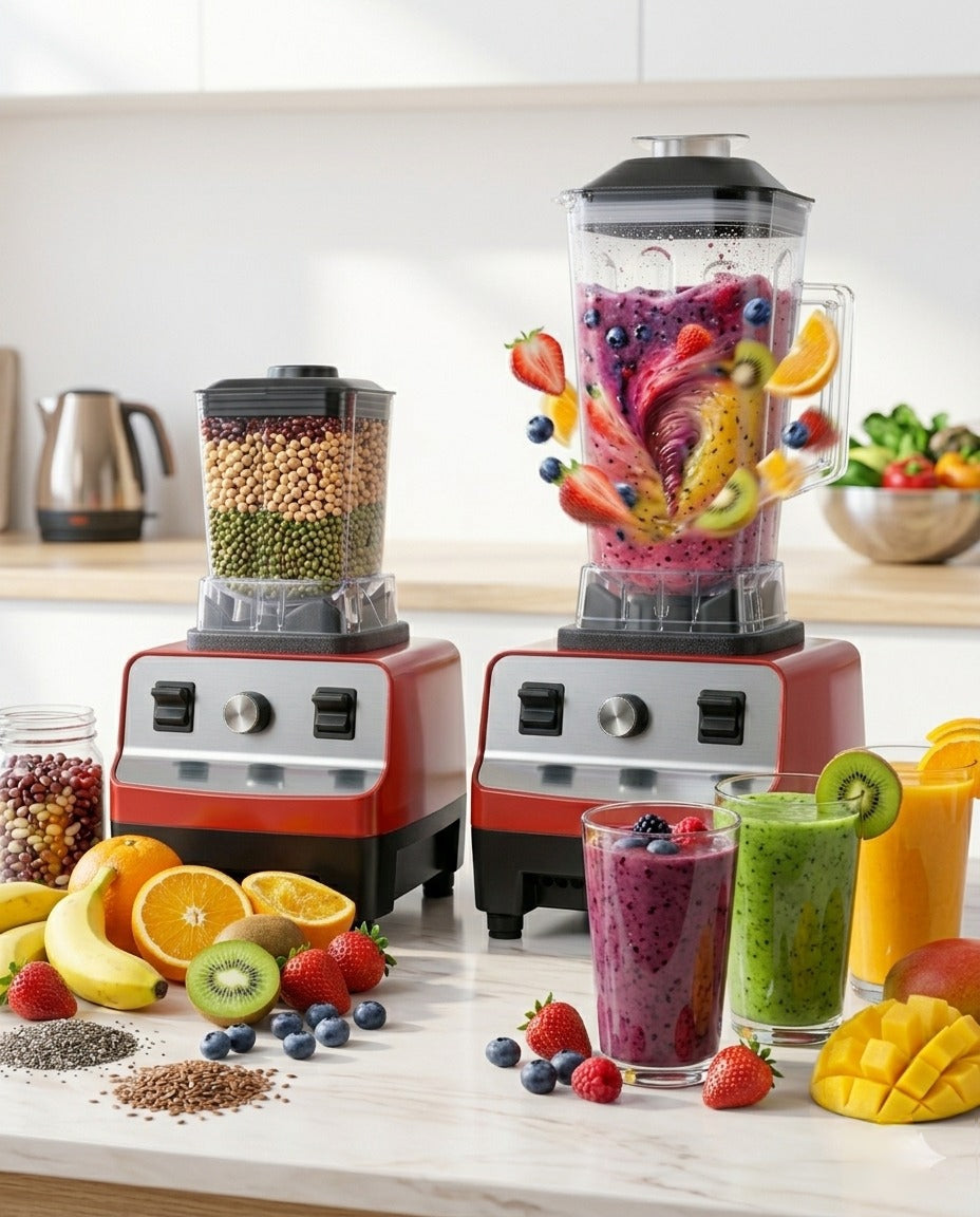 Professional kitchen blender grinder for ice crushing and dry grinding