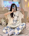Soft Cute Character Print Nightwear
