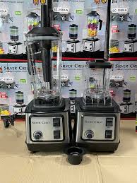 Stainless steel Silver Crest SC-2255 2-in-1 blender and juicer with high-speed motor for fruits and vegetables