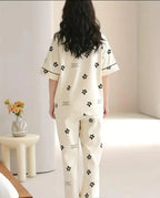 K K Flower Printed Night Suit