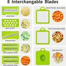 multi-function mandoline slicer kitchen gadget for fruits and vegetables